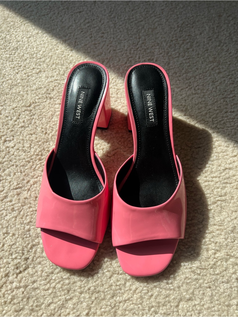 Nine West Pretty Pink block heels
